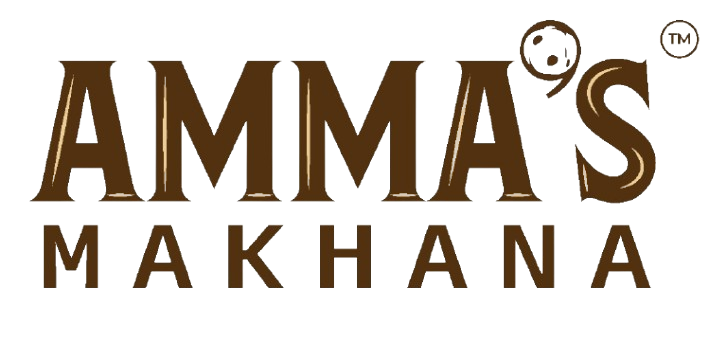 Amma's Makhana Logo - brown